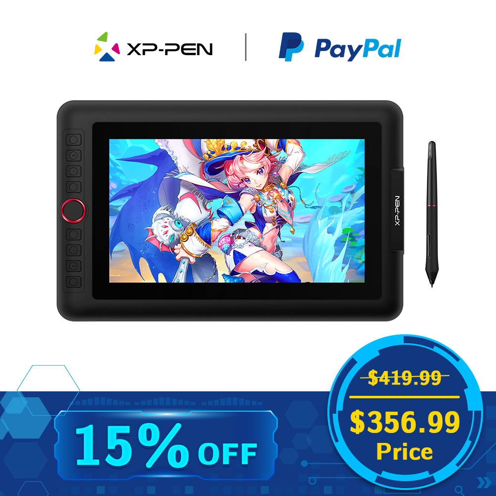 Artist 12 Pro best budget drawing tablet with screen for beginners XP